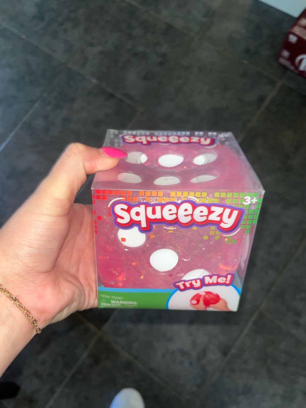 Pink Stress Toy by squeeezy